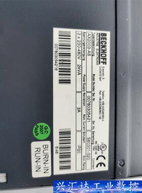 原装拆机BECKHOFF倍福伺服驱动器 AX2003-AS  询价下单