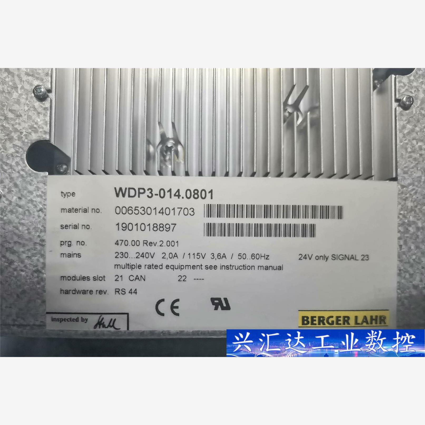 BERGERLAHR  WDP3-018.0801，拆机件，  询价下单