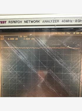 新到货R3765CH矢量网络分析仪，频率范围40MHz-8G