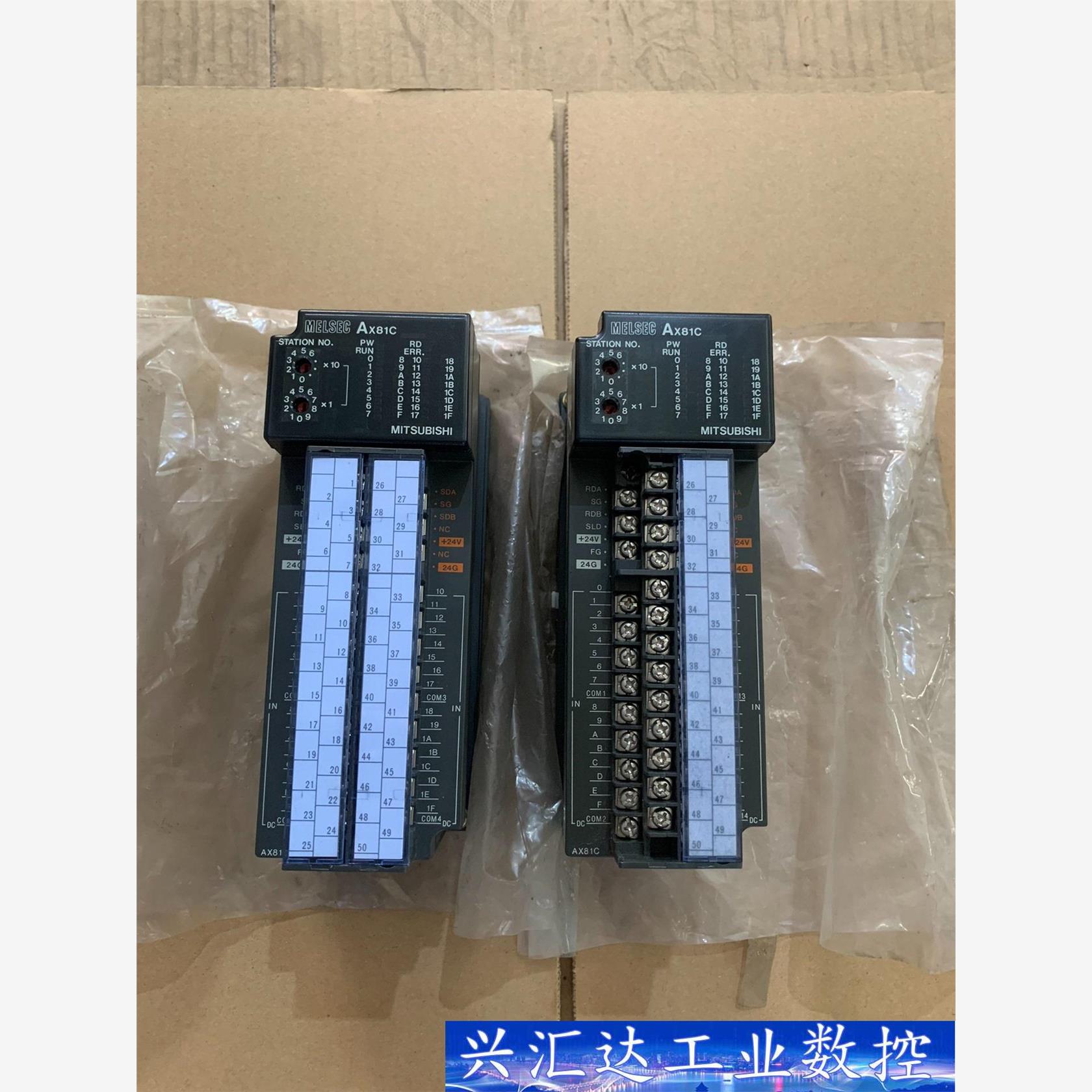 三菱plc模块AX81C。工厂仓库库存买回来的,裸机没有用 议价商品