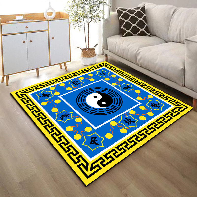 客厅中国风化纤可水洗