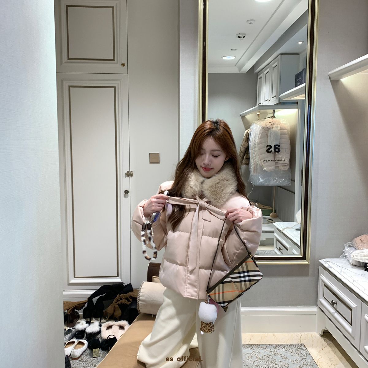 AS OFFICIAL-暖羽绒服外套(配可拆毛领)(新国标有质检报告)25916