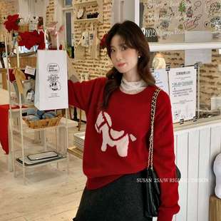 2372s 含100羊毛 SUSAN 实穿主义韩系减龄百搭小马保暖毛衣