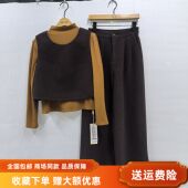 T2020女新款 三件套套裤 时尚 马甲休闲阔腿裤 26C 2026新款 韩版 春装