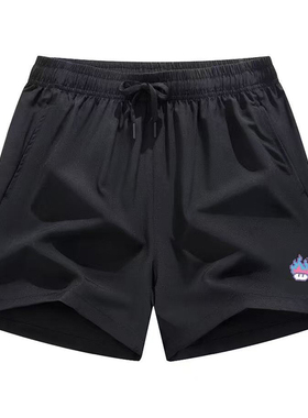 NOTTOMAD 美式数码卡通小火人印花透气篮球跑步运动潮牌三分裤