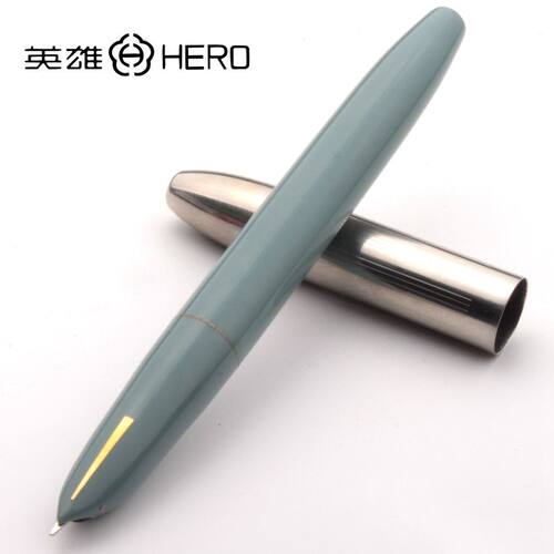 英雄565复古铱金暗尖钢笔