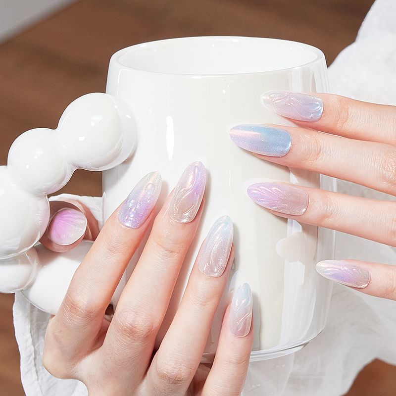 穿戴甲纯手工美甲2026新款高级感黄黑皮显白新娘拍婚纱照指甲贴片