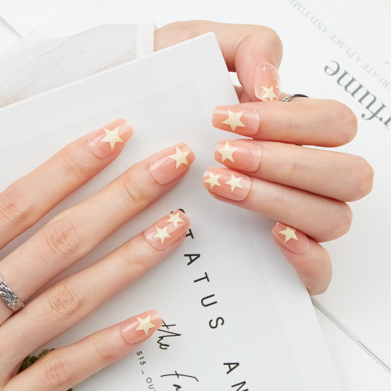 穿戴甲纯手工美甲2026新款高级感黄黑皮显白新娘拍婚纱照指甲贴片