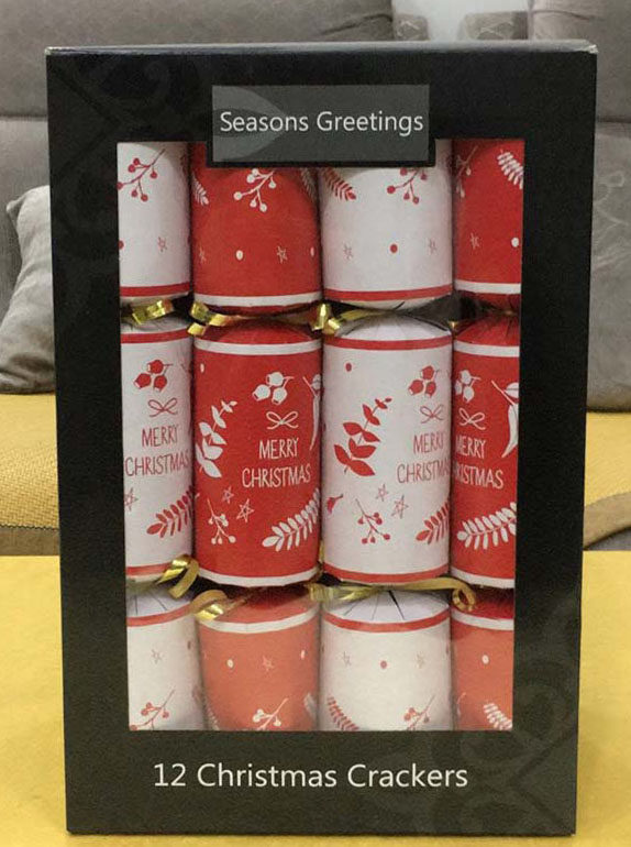 圣诞拉炮 christmas cracker圣诞聚会用品派对拉炮12支一盒