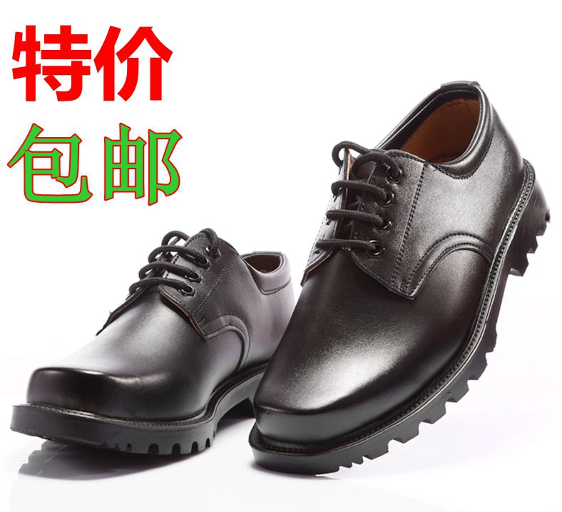 户外低帮鞋作战男鞋防刺防砸钢包头厚底大头皮鞋秋冬士兵劳保安鞋