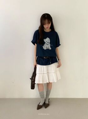 韩代正品东大门riveroom春季新款时尚百搭显瘦半身裙女NO退NO换