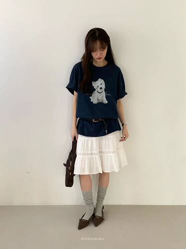 韩代正品东大门riveroom春季新款时尚百搭显瘦半身裙女NO退NO换