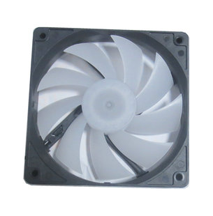 电脑机箱二手12CM风扇12025发光风扇自动变色RGB幻彩遥控器