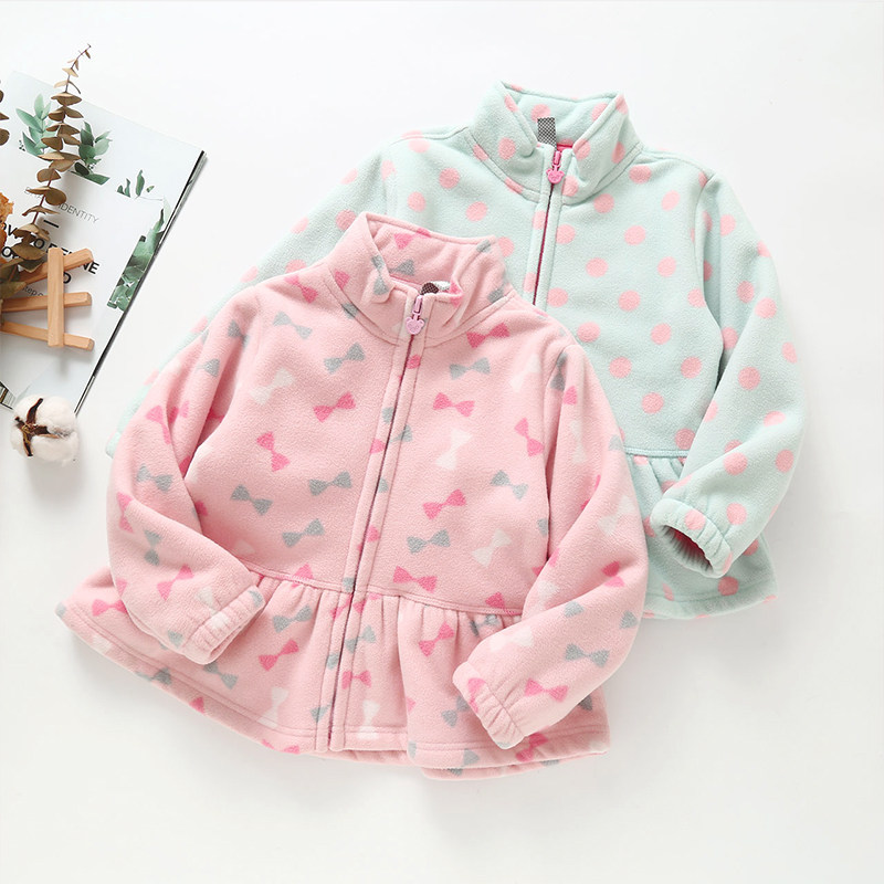 女童秋冬外套儿童2024新款摇粒绒保暖连帽上衣女孩加绒加厚拉链衫,童装/婴儿装/亲子装,普通外套,淘宝优惠券,粉丝福利购,淘宝优惠卷