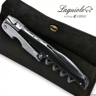 法国Laguiole拉吉奥乐酒刀红酒开瓶器海马刀不锈钢 乌木手柄 刻字