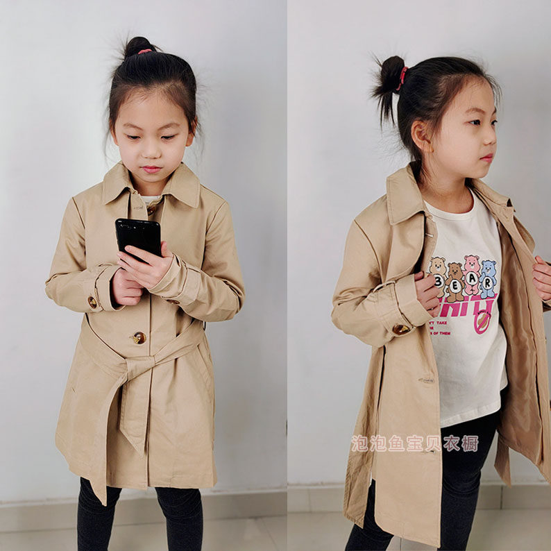 스페인 중 128-167CM 중대형 아동용 순면 윈드 브레이커 아동용 재킷