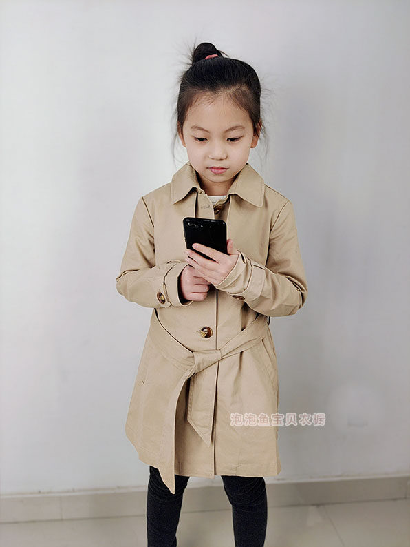 스페인 중 128-167CM 중대형 아동용 순면 윈드 브레이커 아동용 재킷