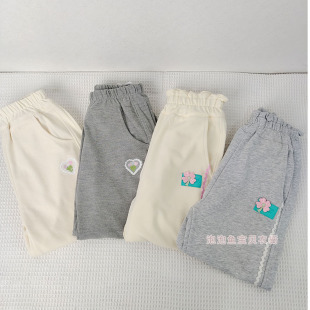 1女童休闲运动裤 清仓不退换儿童上学裤 春新款 收口长裤 子童装