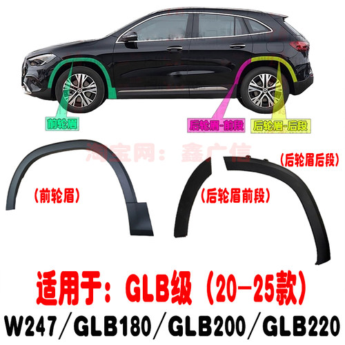 奔驰GLB级W247车轮轮眉