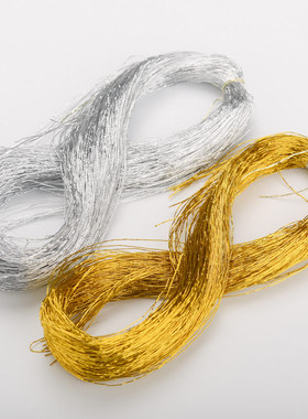 高档金银线金店专用价格标签吊线 0.3mm细线金线银线吊牌挂线丝线