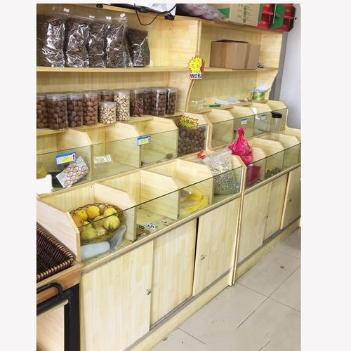 超市干果柜零食架五谷杂粮柜