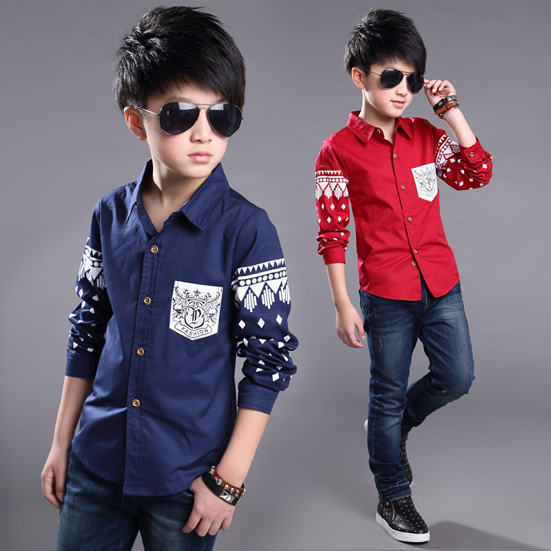 Chemise garcon à manche longue - Ref 2076545 Image 1