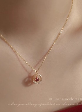 钓系千金项链锁骨链予月有音