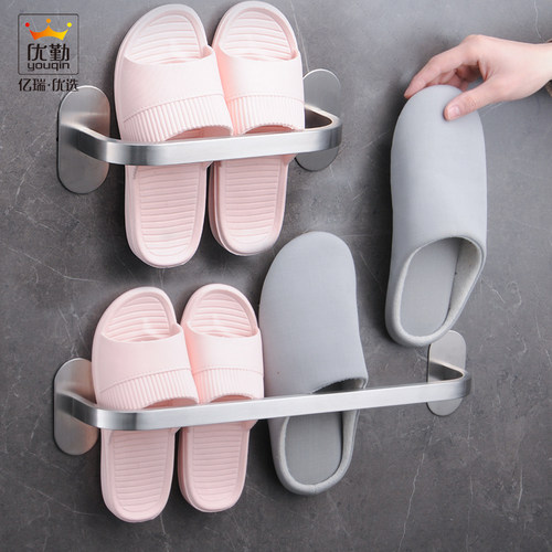 浴室免打孔拖鞋架卫生间置物架