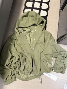 时尚 MH家 韩版 新款 百搭显瘦连帽风衣外套女宽松上衣 2026春季