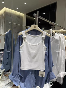 MH家 2026夏季新款韩版时尚百搭显瘦设计感小众吊带背心女