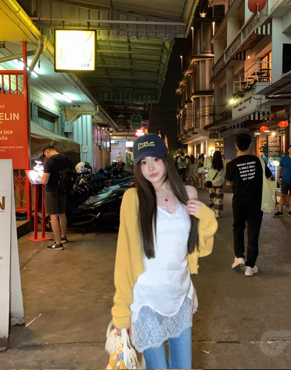 MH家 2026新款韩版时尚百搭显瘦气质薄款糖果色针织开衫女