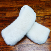 水貂毛领子男女通用小翻领整皮保暖皮衣小方领皮草真皮毛毛领单卖