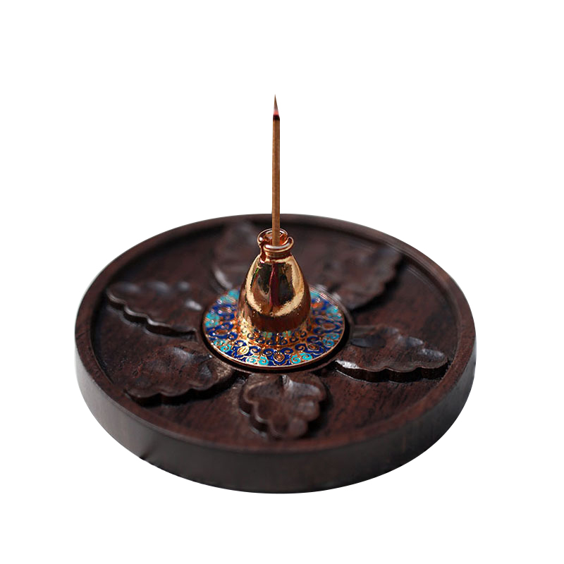 香插 香道用品用具 点香 线香 盘香 香道入门 熏香黑檀木香盘