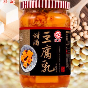 台湾进口江记甜酒豆腐乳380g早餐小菜下饭菜佐料调料开胃火锅料