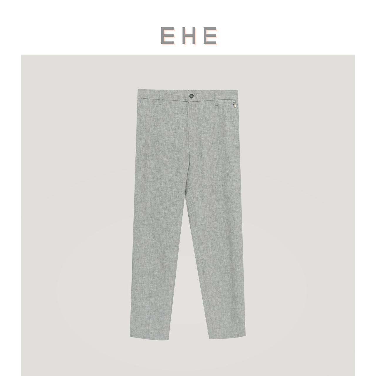 灰色春季西裤裤子新款