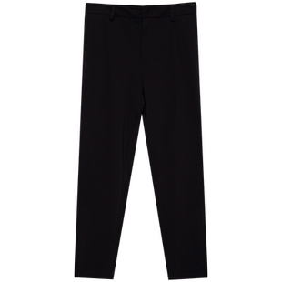 EHE男装 夏季新款黑色弹力锥形裤脚基础款运动休闲裤男裤子