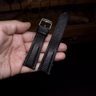 英国JF沉船皮手工真皮表带头层植鞣牛皮智能腕表表带可定制！