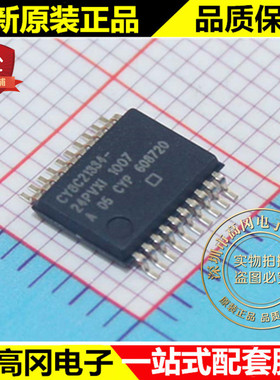 CY8C21334-24PVXI SSOP20 CYPRESS赛普拉斯512Byte RAM 8kB Flash