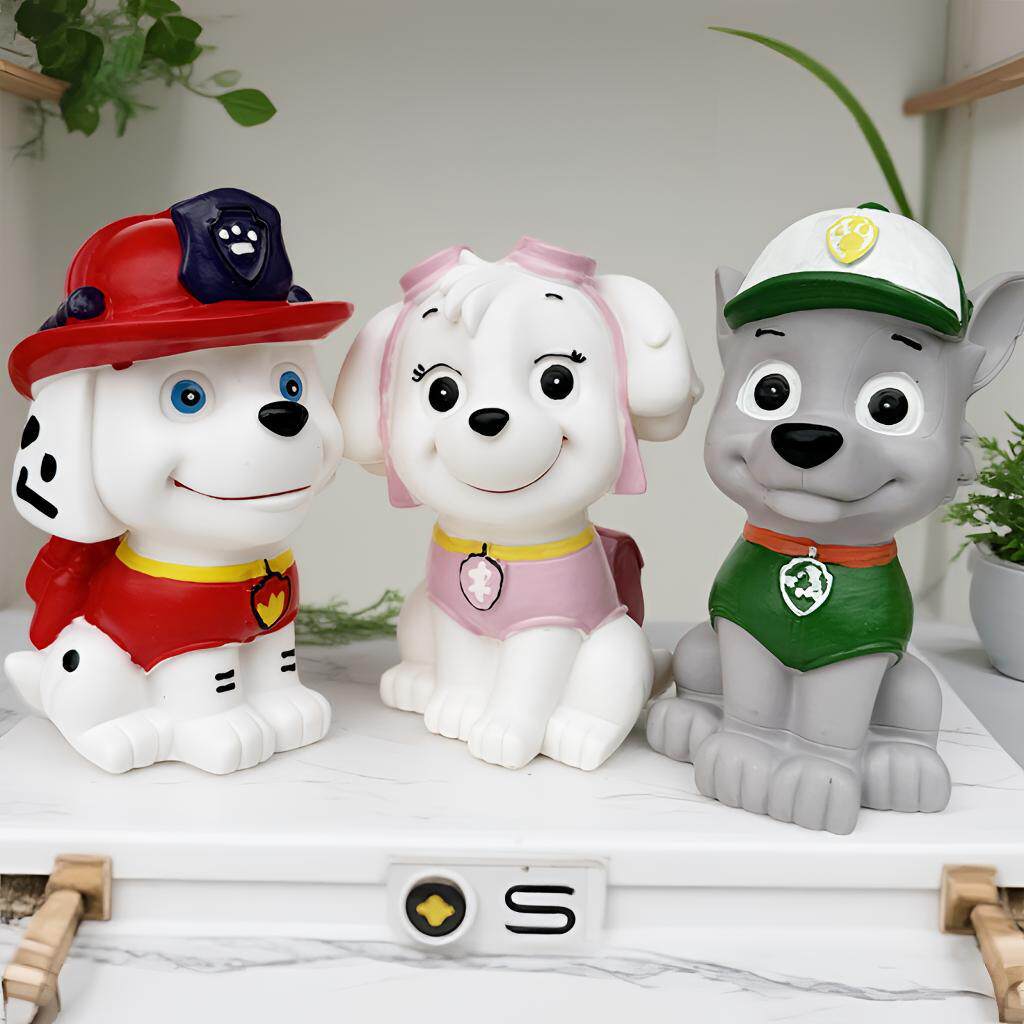 现货汪汪队存钱罐可存可取儿童防摔储钱罐男孩创意阿奇小狗储蓄罐