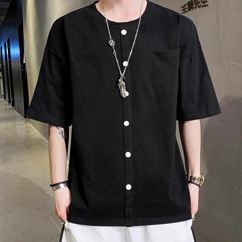 M-8xl large neutral short sleeve cartoon printing summer T-shirt fashion brand high quality pure cotton