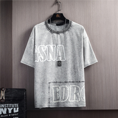 New cotton lovers' Unisex short sleeve T-shirt loose new men's cartoon printing