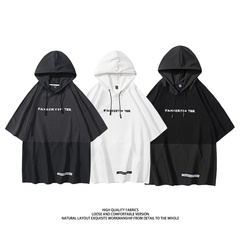 Large size neutral short sleeve cartoon printing summer T-shirt tide brand high quality pure cotton