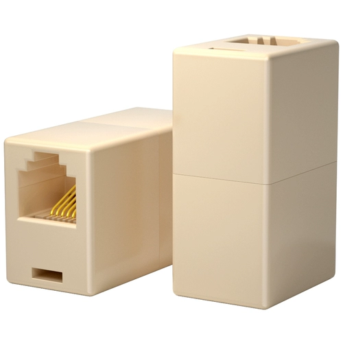 Золото -плановая 6 -квартовая телефонная PAP 6P6C Телефонная линия Extender Box rj11 телефонная линия подключение прямой головки