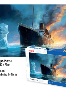 包邮香港正品TOMAX1000片高难成人益智休闲拼图 泰坦尼克号的记忆