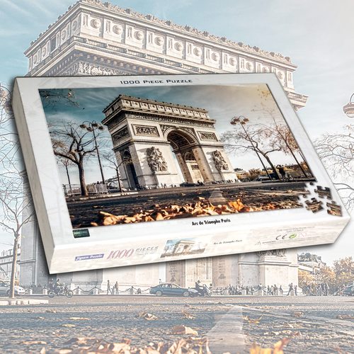 香港tomax送礼物巴黎凯旋门拼图