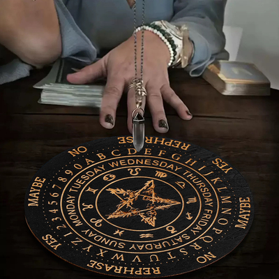 木质装饰板15cm五芒星信息决策板