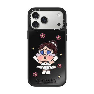 CASE适用苹果15iPhone14plus16黑镜13promax17磁吸Magsafe可爱CRY BABY/xr手机壳12防摔11新款xs高级感保护套