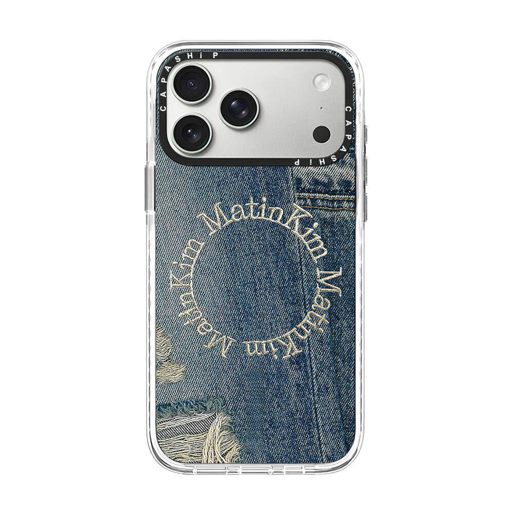 C家适用苹果15iPhone14plus16亚克力白边13promax17磁吸Magsafe个性MK牛仔手机壳12防摔11新款高级感保护套
