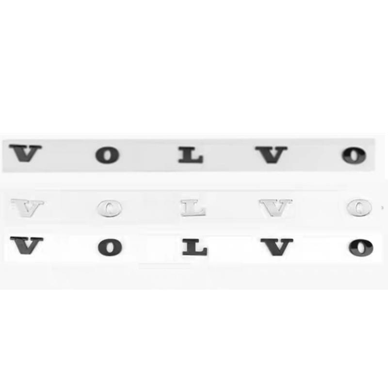 适用沃尔沃V60S90 S80L XC60 XC90汽车标贴VOLVO英文字母后尾标志