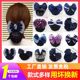 职业头花女韩版 发夹酒店银行护士空姐服务员盘发蝴蝶结饰品发网兜